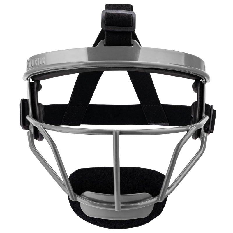Dinictis Softball Face Mask, Lightweight, Comfortable, with Wide Field Vision, Durable and Safe Face Guards, Premium Protective Softball Fielder's Mask-Grey-Youth(M) - Image 2